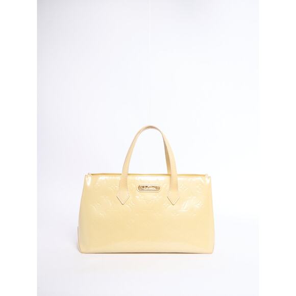Louis Vuitton Yellow Patent Wilshire PM Bag - Picture 1 of 12